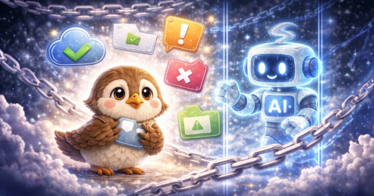 OneDriveの同期で、ローカルのデータを守りたいと誓っている図